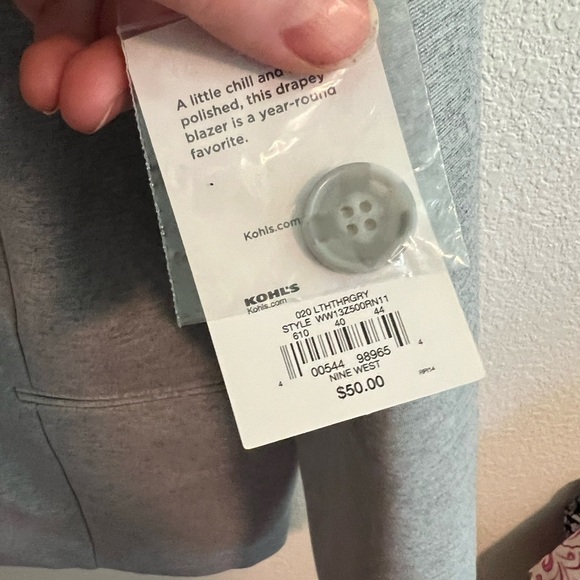 NWT Nine West Gray Blazer XXL - Picture 5 of 11
